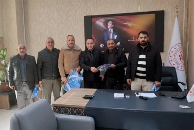 Kilis&rsquo;te karla m&uuml;cadele eden stadyum personeline &ouml;d&uuml;l