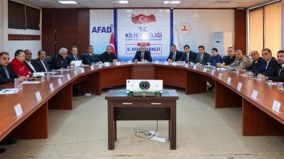 Kilis’te kış tedbirleri toplantısı Vali Şahin Başkanlığında gerçekleştirildi