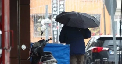 Kilis'te kuvvetli yağış ve sis etkili oldu