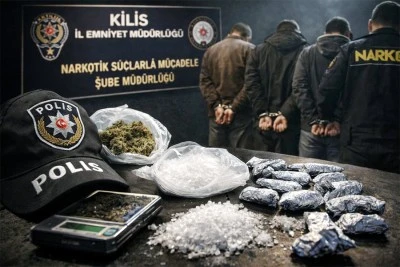 Kilis&rsquo;te Narkotik Operasyonlarında Uyuşturucu Ele Ge&ccedil;irildi