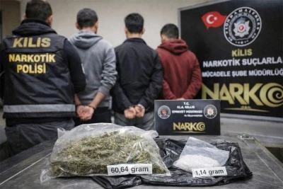 Kilis&rsquo;te narkotik operasyonu