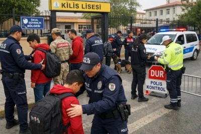 Kilis&rsquo;te okul &ccedil;evrelerinde geniş kapsamlı g&uuml;venlik denetimi