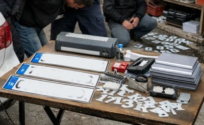 Kilis&rsquo;te sahte plaka olayına polis m&uuml;dahalesi