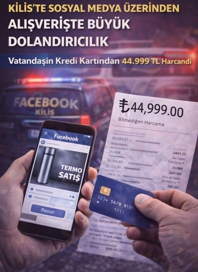 Kilis&rsquo;te sosyal medya &uuml;zerinden alışverişte b&uuml;y&uuml;k dolandırıcılık