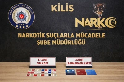 Kilis&rsquo;te ş&uuml;pheli şahsın evinde &ccedil;ok sayıda sim kart ele ge&ccedil;irildi