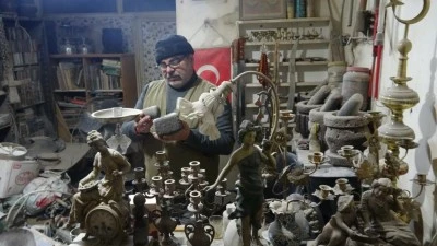 Kilis&rsquo;te taş sanatının son ustası bayramda da &uuml;retti