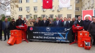 Kilis'te &uuml;reticilere hibe destekli tarım ve hayvancılık ekipmanları dağıtıldı