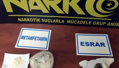 Kilis&rsquo;te uyuşturucu operasyonu: Metamfetamin ve esrar ele ge&ccedil;irildi