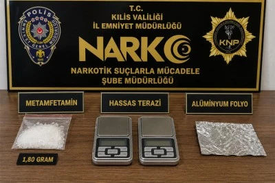Kilis&rsquo;te uyuşturucu operasyonu: Ş&uuml;pheliye işlem