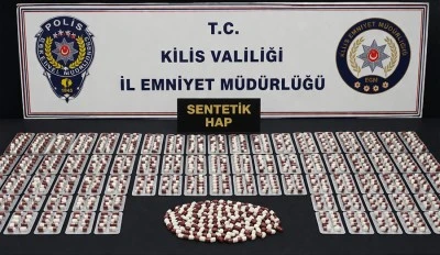 Kilis&rsquo;te uyuşturucu operasyonu: Y&uuml;zlerce hap ele ge&ccedil;irildi