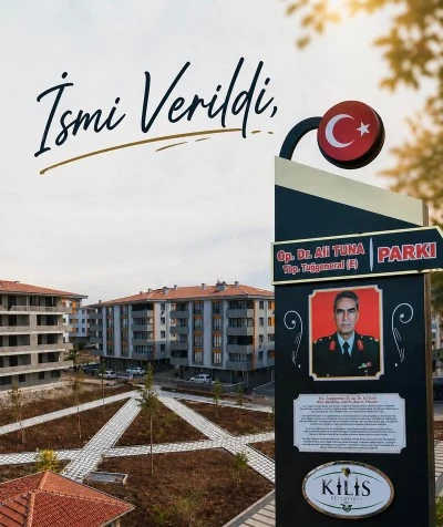 Kilis&rsquo;te yeni hastane b&ouml;lgesindeki parka &ldquo;Op. Dr. Ali Tuna&rdquo; ismi verildi