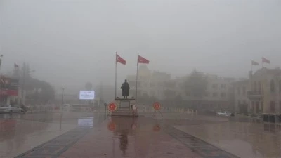 Kilis'te yoğun sis etkili oldu