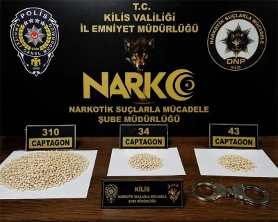 Kilis&rsquo;te y&uuml;zlerce captagon hap ele ge&ccedil;irildi