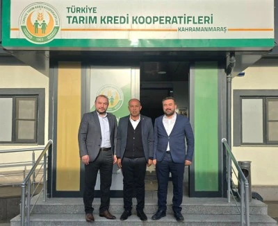 Kilis Ziraat Odası&rsquo;ndan Kahramanmaraş Tarım Kredi Kooperatifi&rsquo;ne ziyaret