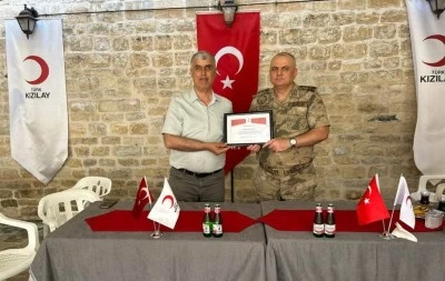 Kızılay ile Jandarma arasında iş birliği değerlendirmesi