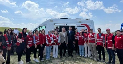 Kızılay, Oylum Lebeniye G&uuml;n&uuml;&rsquo;nde vatandaşlarla buluştu