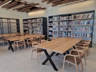 Millet Bah&ccedil;esi Halk K&uuml;t&uuml;phanesi hizmete a&ccedil;ıldı