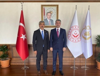 Milletvekili Dal, Bakan Yardımcısı Tarıkdaroğlu ile g&ouml;r&uuml;şt&uuml;