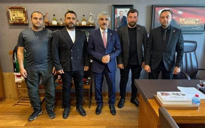 Kilisli muhtarlar, Ankara'da Milletvekili Dal ve Demir ile g&ouml;r&uuml;şt&uuml;ler