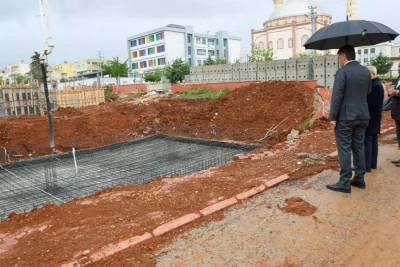 &Ouml;nc&uuml;pınar Mahallesi&rsquo;nde 4-6 yaş Kur&rsquo;an Kursu ve taziye evi i&ccedil;in temel atıldı