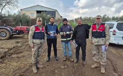 Polateli İl&ccedil;e Jandarma Komutanlığı Kurban Bayramı &ouml;ncesinde vatandaşları uyardı