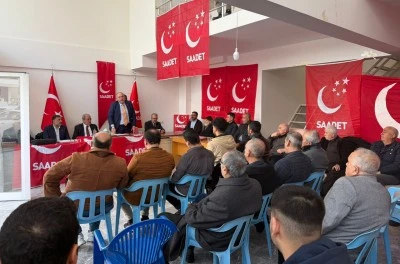 Saadet Partisi Merkez İl&ccedil;e Başkanlığına İbrahim Halil İnan yeniden se&ccedil;ildi