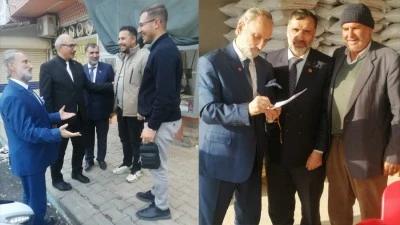 Saadet Partisinde &Uuml;mit &Ccedil;ebi ve İlhami U&ccedil;an ile &uuml;ye kayıt seferberliği