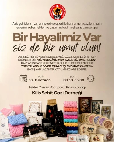 Şehit ve Gazi Ailelerinden Anlamlı Sergi Daveti