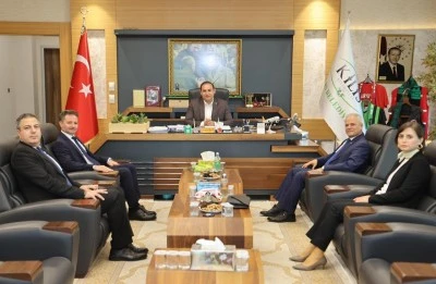SGK Haftası Kapsamında Başkan Bilecen&rsquo;e ziyaret