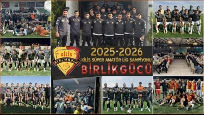 Tarih yazıldı: Kilis Birlikg&uuml;c&uuml; şampiyon! 