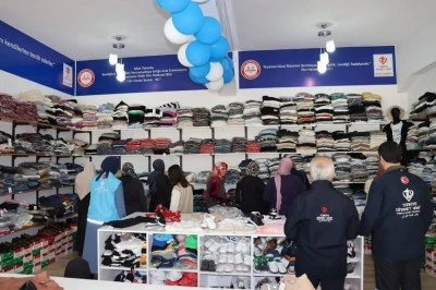 TDV Kilis Şubesi Hayır Çarşısı ihtiyaç sahibi ve yetim ailelere destek olmaya devam ediyor