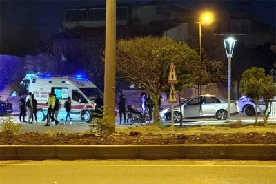 Tibil Kavşağında kaza: 1 yaralı