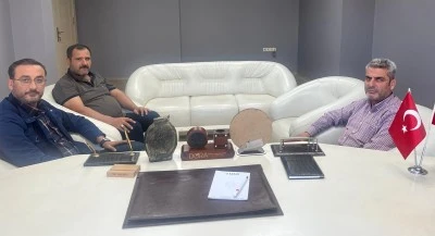 T&uuml;rk-Sağlık-Sen Başkanı Cabioğlu gazetemizi ziyaret etti