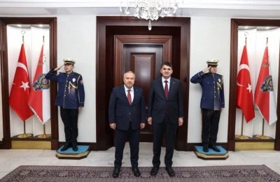 Vali Kalaylı&rsquo;dan Emniyet Genel M&uuml;d&uuml;r&uuml; Fidan&rsquo;a Ziyaret