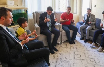 Vali Kalaylı&rsquo;dan Şehit Hardal&rsquo;ın ailesine ziyaret