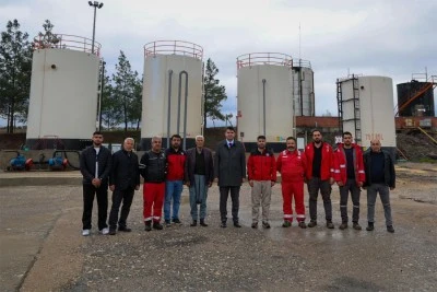 Vali Kalaylı'dan TPAO Yanank&ouml;y'de inceleme