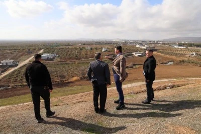 Vali Kalaylı Oylum H&ouml;y&uuml;k ve Aidesim Mozaikli Bazilikası&rsquo;nda incelemelerde bulundu