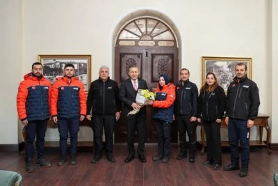 Vali Şahin, AFAD Heyetini Kabul Etti