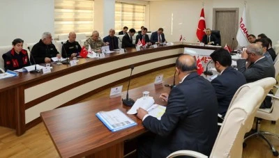 Vali Şahin, başkanlığında GAMER toplantısı yapıldı