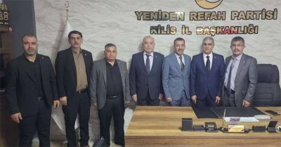 Yeniden Refah Partisi Kilis İl Başkanlığı&rsquo;nda bayramlaşma 